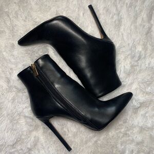 Asos Design, high heeled sock boot, size 8